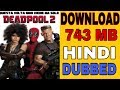 Download DEADPOOL 2 hindi dubbed 720p Full HD || Direct link in Description