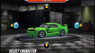 Cars Race-O-Rama Wii All Characters And Paintjobs