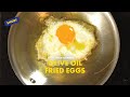 How to make olive oil fried eggs