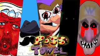 Piss Towel Pizza Tower Repainted - All Bosses Pipi Ranksno Damage Ending