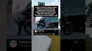In Fast & Furious Hobbs & Shaw 2019, The Moment That Bike Transformed, It Felt More Like