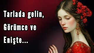 Tarlada Gelin, Görümce Ve Enişte.