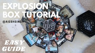 Diy Explosion Box Embly And Decor Perfect Valentines Gift Or Anniversary Gift