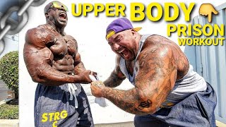 UPPER BODY WORKOUT FROM PRISON - NO WEIGHTS | KALI MUSCLE | BIG BOY