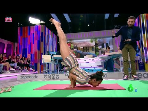 La postura de yoga de Cristina Pedroche que deja alucinados a los zapeadores: "¡Olé!