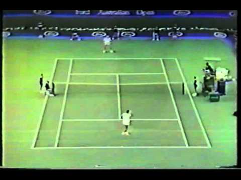 全豪オープン 1991 決勝戦（ファイナル）　 ベッカー vs レンドル ハイライト 1／3