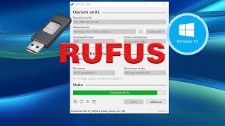 Rufus scarica Windows 10 - 8.1 e crea chiavetta USB avviabile