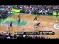 Evan Turner tackles LeBron James flagrant foul: Cleveland Cavaliers at Boston Celtics, Game 3