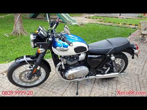 Chi tiết Triumph T100 chạy lướt đẹp long lanh