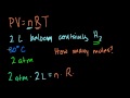 Ideal Gas Equation Example 1