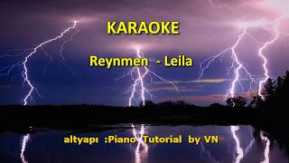 Reynmen - Leila [ KARAOKE ] Şarkı Sözleri