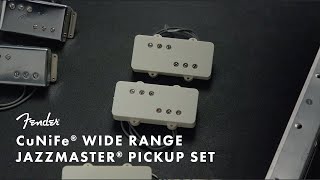 CuNiFe Wide Range Jazzmaster Pickup Set | Fender