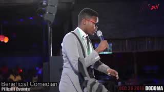 Hiki ndo kipaji cha Mr Beneficial kwenye Stand up comedy