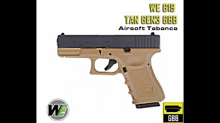 We Glock 19 Gen 3 Ai̇rsoft Greengas