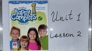 1-Ci Sinif Ingilis Dili Happy Campers 1 Unit 1 Lesson 2 Ən Son Izah 2022