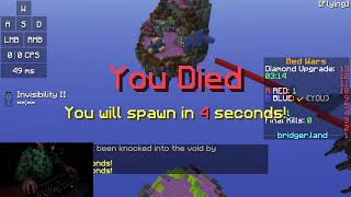 I fought a MOD in Bedwars! (Now with Handcam!)