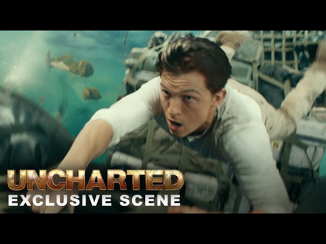 Опубликован полноценный фрагмент экранизации Uncharted с Томом Холландом