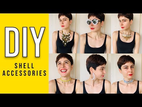 DIY || Shell Jewellery & Accessories ð - YouTube