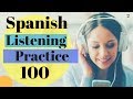 Learn Spanish \\ 100 Common Words In Context Improve Spanish Listening // Audio English/Spanish