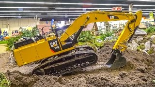155 kg! RC  Excavator in HUGE 1/8 scale! R/C Caterpillar Action!