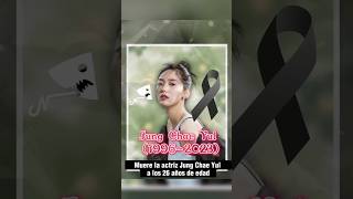 Falleció La Actriz Y Modelo Jung Chae Yul