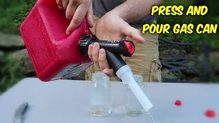 Press and Pour Gas Can Test