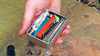 Tin Can Survival Fire Kit And Making My Own