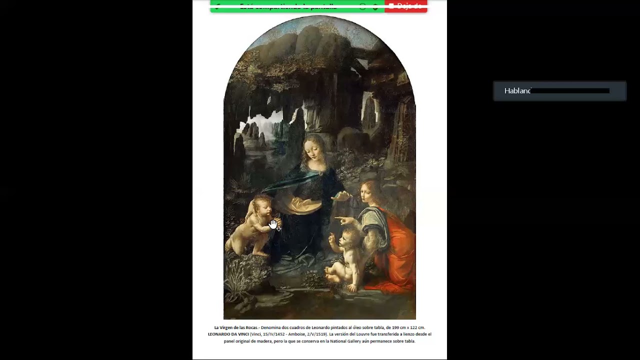 La Virgen de la Roca, de Leonardo da Vinci - YouTube