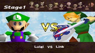 Super Smash Bros. 64 - Luigi - Clic Mode Hd - Nintendohq