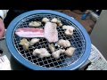 真冬物置焼肉with文明の利器