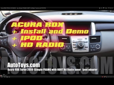  Acura on Install An Isimple Pxamg Into A Acura Rdx With Xm Nav Traffic  We Used