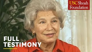 Holocaust Survivor Judy Lachman | “The World Was Just Too Cruel for Me” | USC Sh