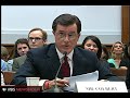 Colbert stays in character at congressional hearing