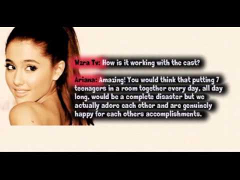 Wzra Tv Chats with Victorious' Ariana Grande Check out our QA with Ariana