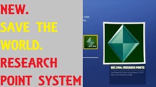 Fortnite : Everything important in the new update! Research points , Upgrade points ! Save the world