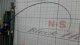 machine test of light 9'6" Black Hole Suzuki Special rod