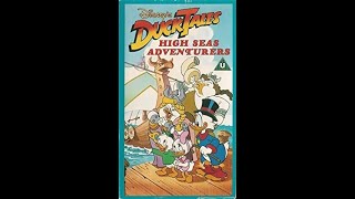 Opening to Ducktales: High Seas Adventurers UK VHS (1991)