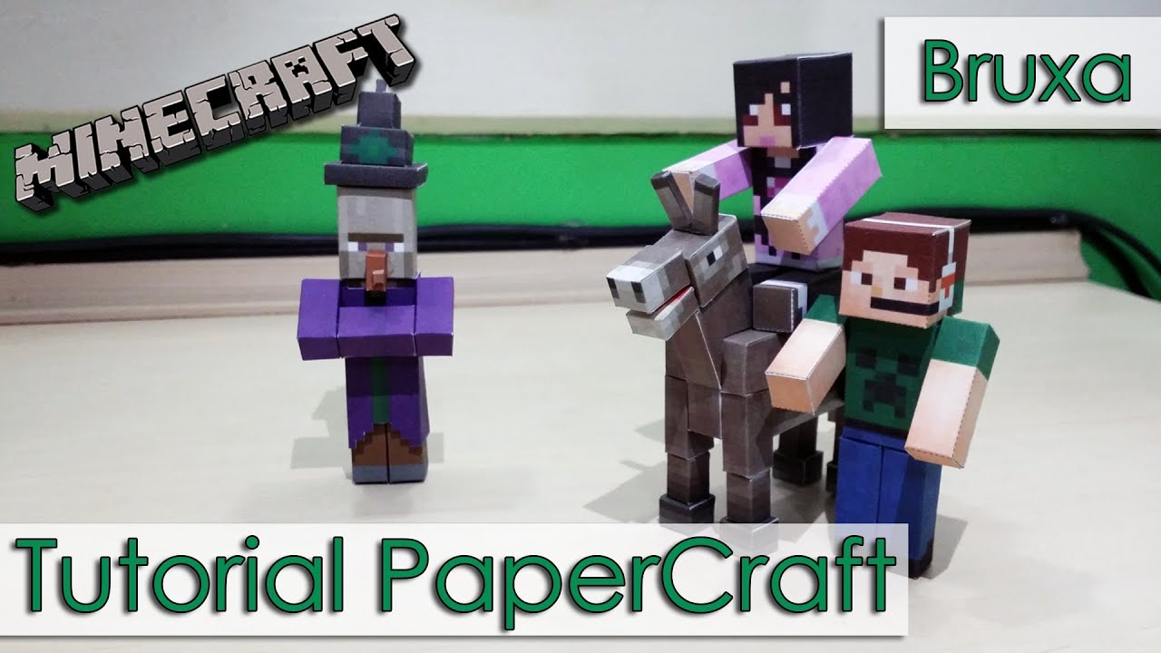 minecraft bat Maxresdefault.jpg  Minecraft papercraft Witch Papercraft