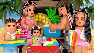 Family Summer Beach Day Shark Attack Bloxburg Family Roleplay