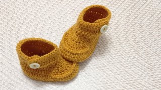 06 /12 Ay Bot Patik nasıl yapılır? Crochet Baby Classic Sneakers