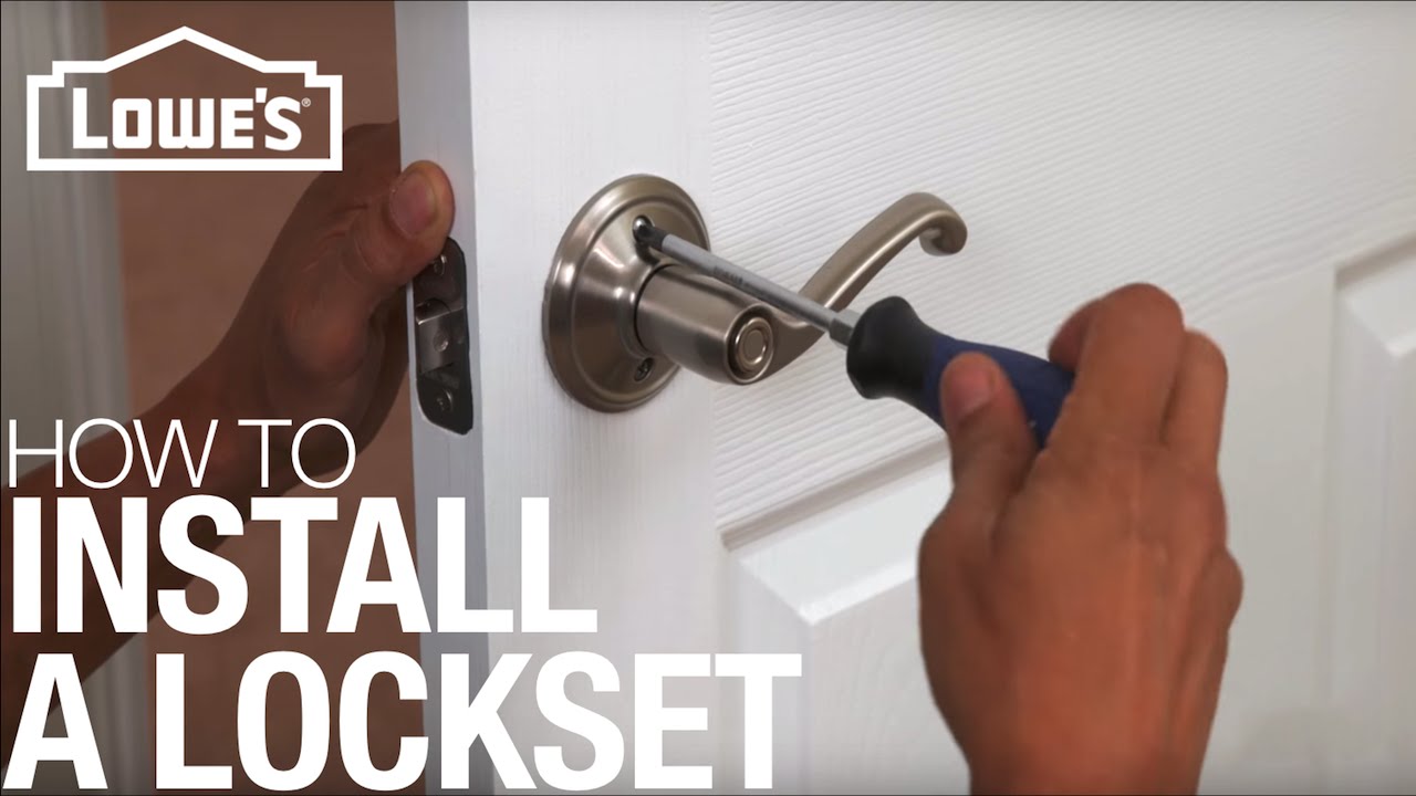 Installing shaved door handle kit