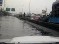 Flood in Bangkok on Vibhavadi rangsit RD. north to Don Muang Airport on Oct 20