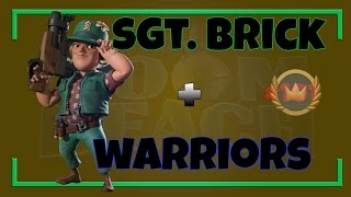 Sgt. Brick With Warriors Boom Beach Dutch Fun