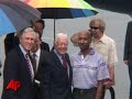 Raw Video: Carter, Amer. Prisoner Leave NKorea