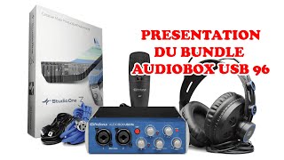 Présentation Bundle Presonus Audiobox Usb 96