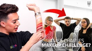 James Charles Makeup Challenge Gone Wrong Ft. Freya Nightingale & Kirsty Wells