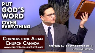 PUT GOD'S WORD OVER EVERYTHING | Pastor Peter Paul | Cornerstone Asian Church