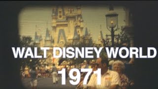 MAGIC KINGDOM TOUR - WALT DISNEY WORLD 1971 8mm Film