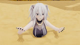 Remastered Botan In Quicksand Mmd Quicksand Animation