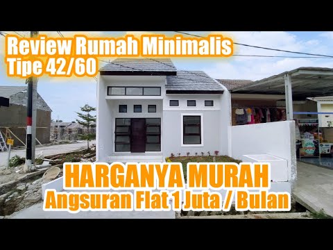 Review Rumah Minimalis 42/60 Cicila Flat 1Jutaan - Rumah Subsidi Tangerang @annieland